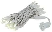 Novelty Lights 11.5 Feet 35 LED String Light, Warm White on White Wire, 4" Spacing Short Fairy Lights, Connectable End-to-End, UL Listed for Indoor/Outdoor
