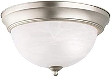 Kichler 8108NI Flush Mount 2-Light, Brushed Nickel