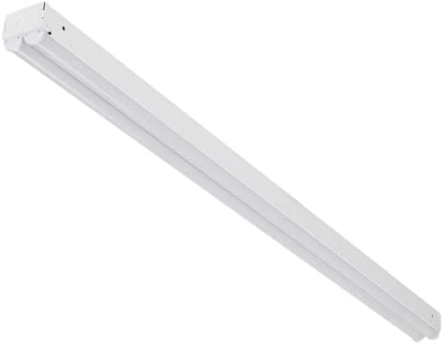 Lithonia Lighting 2 Light LED Strip Light, 4 Foot LED Ceiling Lighting Fixture, 4500 Lumens, 4000K, 80CRI, 35W, Kitchen and Garage Use (MNSL L48 2LL MVOLT 40K 80CRI M6)