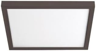 WAC Lighting, Square 11in LED Energy Star Flush Mount 3500K in Bronze