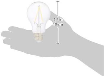 Amazon Basics A19 LED Light Bulbs, 40W Equivalent, Daylight White 5000K, Non-Dimmable, Energy Efficient 3.5W, 10,000 Hour Lifetime, 6-Pack