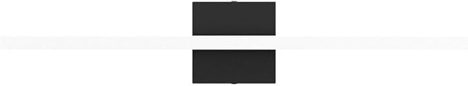 Combuh Bathroom Light Fixtures Dimmable Black Vanity Lights Bar 24 Inch 14W Bathroom Lights Over Mirror ip44 Wall Sconces Daylight White 6000K