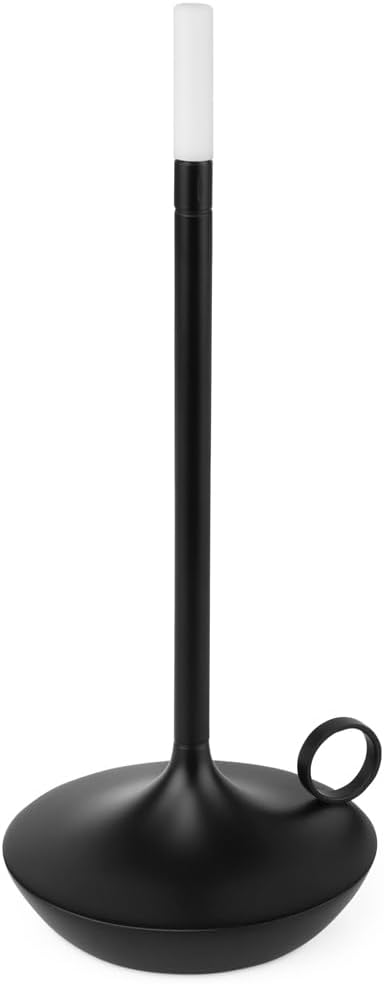 Graypants Wick Portable LED Lamp in Black, Classic