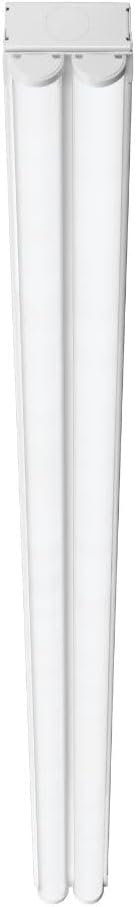 Lithonia Lighting 2 Light LED Strip Light, 4 Foot LED Ceiling Lighting Fixture, 4500 Lumens, 4000K, 80CRI, 35W, Kitchen and Garage Use (MNSL L48 2LL MVOLT 40K 80CRI M6)