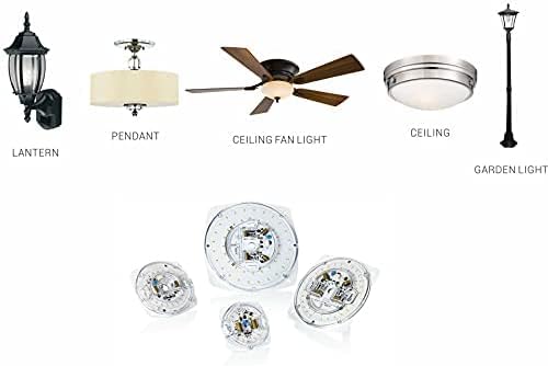 5.5" LED Light Engine Retrofit Kit - 6.73" Overall Size, 23W, 2700K, 1700LM, 120V, CRI90, Dimmable, UL/ES/JA8 Certified - Ideal for Ceiling Flush Lights, Ceiling Fans, Pendants & Garden Light