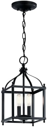 Kichler Larkin 14.75" 2 Light Pendant in Black