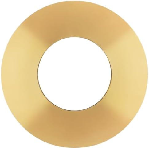 The Can Converter Ceiling Medallion for Recessed Can Light – Home Improvement Decorative Steel Flat Goof Ring & Cover Plate for 5" & 6" Cans, Small Ceiling Medallion for Chandeliers & Pendants