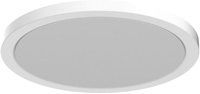 BLNAN LED Flush Mount Ceiling Light, 9 Inch 18W 3000K/4000K/5000K Hardwire Light Fixture, Ultra Thin Round White Lamp for Kitchen Porch Bedroom Hallway Stairwell Basement, Non-dimmable 2 Pack