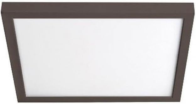 WAC Lighting, Square 11in LED Energy Star Flush Mount 3000K in Bronze