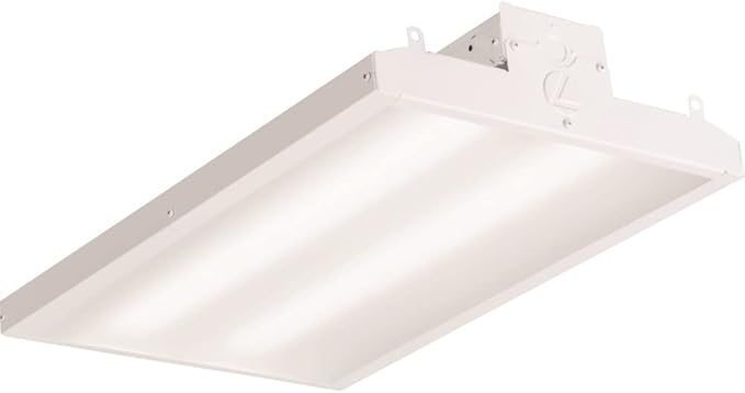 Lithonia Lighting I-BEAM LED High Bay Light, Ceiling Lighting Fixture, 18,000 Lumens, 5000K Daylight, Dimmable LED Shop Lights for Warehouse, Garage, Work Light, MVOLT 120–277V (IBE 18LM MVOLT 50K)