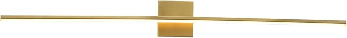 Brushed Gold Vanity Light 40 Inch Modern Bathroom Light Fixtures 23W Wall Vanity Lamp Over Mirror, Dimmable 5CCT LED Wall Sconce for Bedroom Cabinets UL Certificated