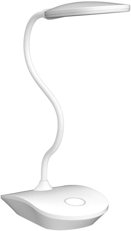 DEEPLITE LED Desk Lamp Battery Operated Lights Cordless Rechargeable Lamp, Flexible Gooseneck Portable Light for Bed Craft Nail Home Office, Eye-Caring Dimmable Small Desk Lamp Wireless Reading Lamp