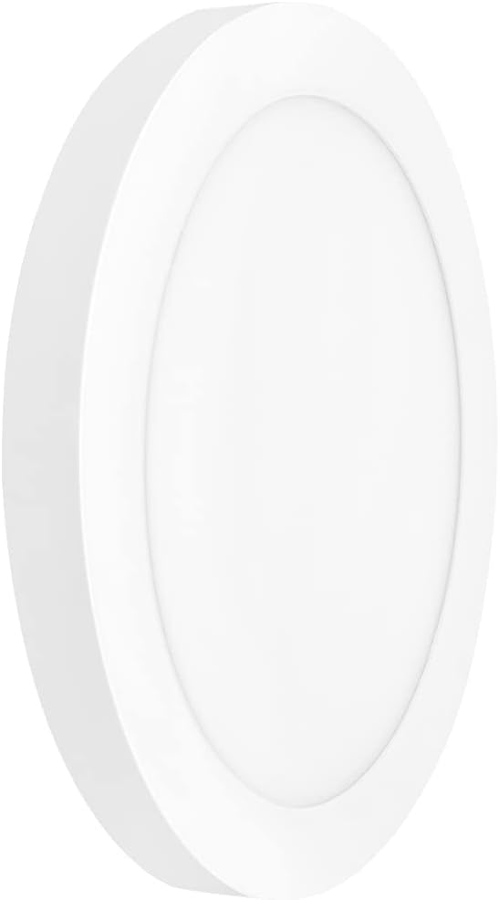 Maxxima 15 in. LED Flush Mount Ceiling Light Fixture, 2100 Lumens, 5 CCT 2700K-5000K, Round Color Selectable Panel Light, Dimmable