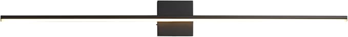 Modern Bathroom Vanity Light 40 Inch, 23W Black Bathroom Light Fixture Over Mirror, Dimmable 5CCT LED Wall Sconce Lighting for Restroom Mirro