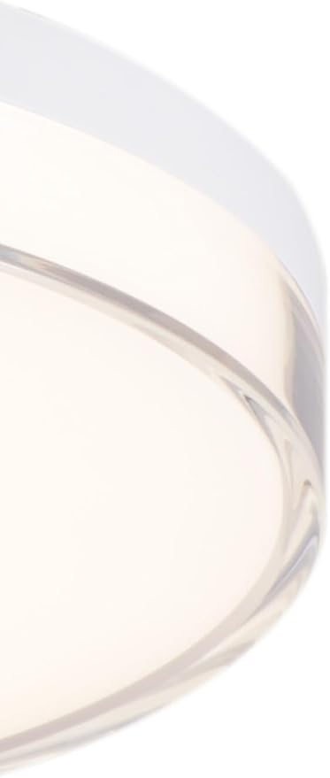 Minka Lavery 769-2-44-L Vantage LED Flush Mount, 1-Light, 30 Total Watts, 13-in H x 1.5-in W, White