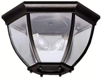 Kichler 9886BK Outdoor Ceiling 2-Light, Black