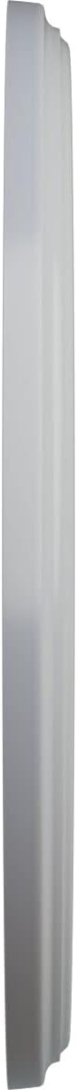 Ekena Millwork 15 3/4"OD x 3 7/8"ID x 3/4"P Berkshire Ceiling Medallion Fits Canopies up to 7" Ceiling Medallion, Frost