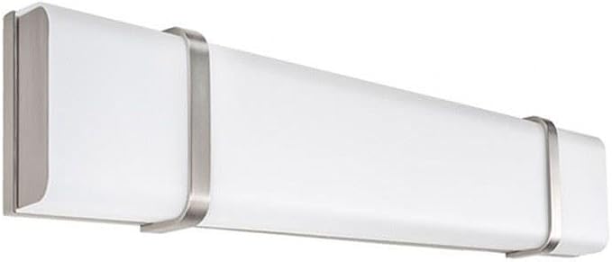 WAC Lighting, Link 27in LED Energy Star Bathroom Vanity & Wall Light 3000K in Brushed Nickel