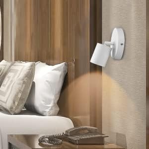 VANoopee Flush Mount LED Ceiling Spotlight Dimmable Adjustable Spotlight Directional Spot Lights Indoor Bright Can Accent Fixture for Living Room Bedroom - CRI90 Flicker Free 10W 800lm 4000K White