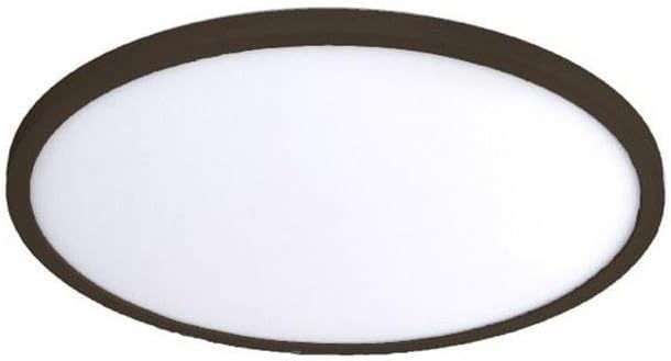 WAC Lighting, Round 11in LED Energy Star Flush Mount 3500K in Bronze