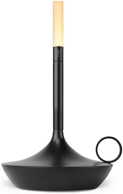 Graypants Wick Portable LED Lamp (Black, Short)