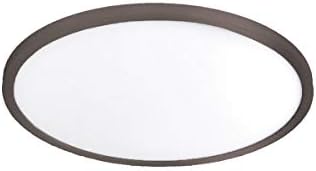 WAC Lighting, Round 11in LED Energy Star Flush Mount 3000K in Bronze