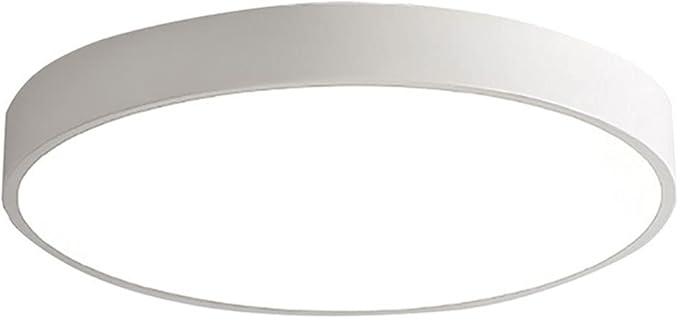 Ceiling Light Minimalist Round LED Flush Mount Ceiling Light Color Macaron Ultra-Thin 1.9 Inch Flat Lamp Three-Tone Light Panel Modern Ceiling Lighting for The Bedroom Corridor Kitchen