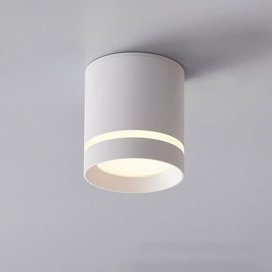 Minimalist Ceiling Downlight Cylinder LED Ceiling Light Aluminum Anti-Glare Ceiling Light Fixture Indoor Mini Ceiling Lamp for Corridor Living Room Bedroom