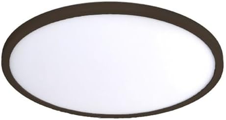 WAC Lighting, Round 11in LED Energy Star Flush Mount 3000K in Bronze