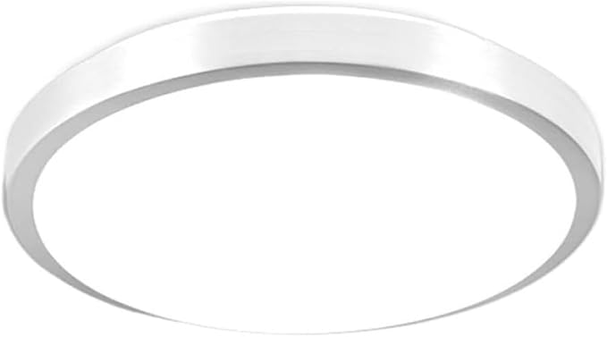 KISAD Modern and Minimalism Ceiling Lamp Ultra-Thin Circular Flush Mount Ceiling Light Acrylic Lampshade Ceiling Light Fixture for Bedroom(White,50cm)