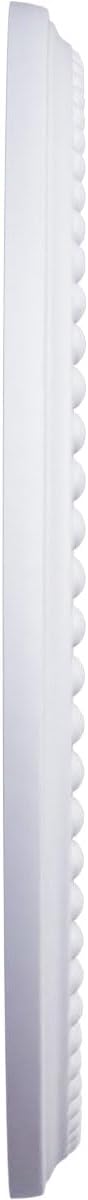 Ekena Millwork CM12BR Bradford Ceiling Medallion, 12 1/2"OD x 3 7/8"ID x 3/4"P (Fits Canopies up to 6 5/8"), Primed