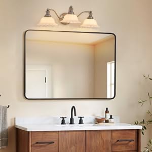 XIEDUN Brushed Nicke 3 Light Vanity Light Bathroom Vanity Light Fixture