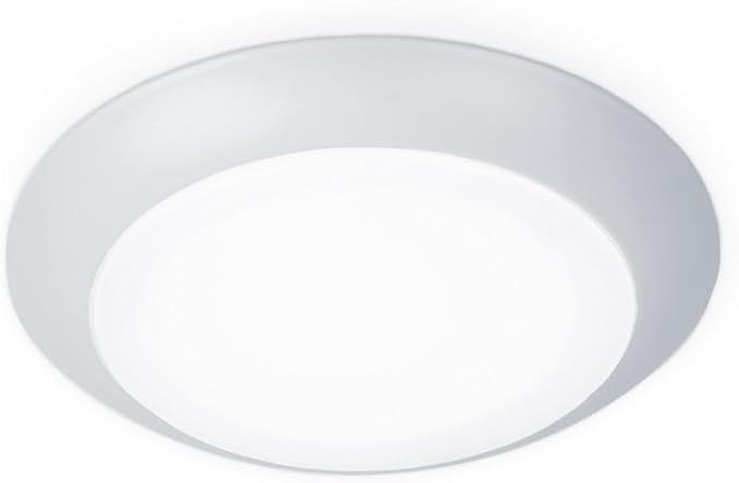 WAC Lighting Disc 4in LED Round Flush Mount with Recessed Retrofit Kit 3000K CCT 12W 725 Lumens in White (Pack of 10)
