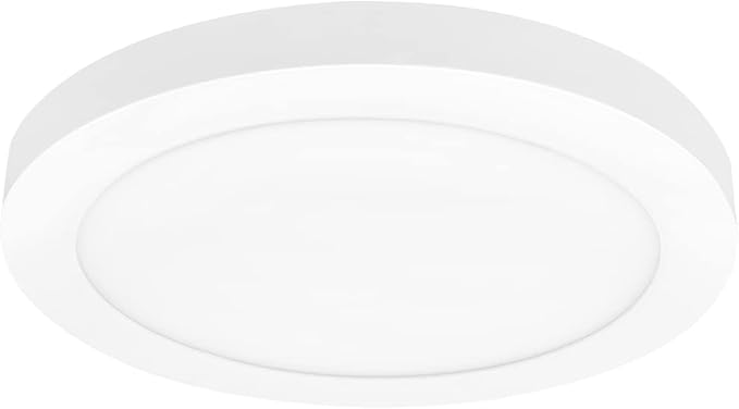 Maxxima 15 in. LED Flush Mount Ceiling Light Fixture, 2100 Lumens, 5 CCT 2700K-5000K, Round Color Selectable Panel Light, Dimmable
