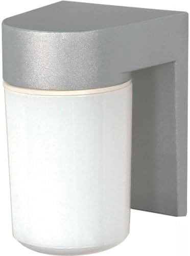 Nuvo Lighting SF77/136 Transitional One Light Outdoor Wall Mount in Pwt, Nckl, B/S, Slvr. finish