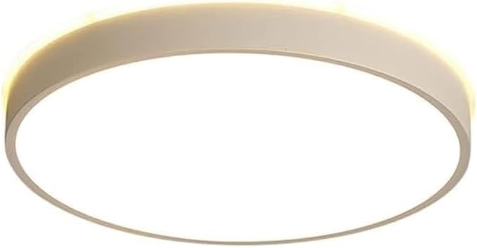 Ultra-Thin Round Flush Mount Ceiling Light Modern Simple Ceiling Lamp Fixture for Living Room Bedroom Dining Room Kitchen Study Corridor Foyer Stairwell Pendant Lamp(Neutral Light,40cm)