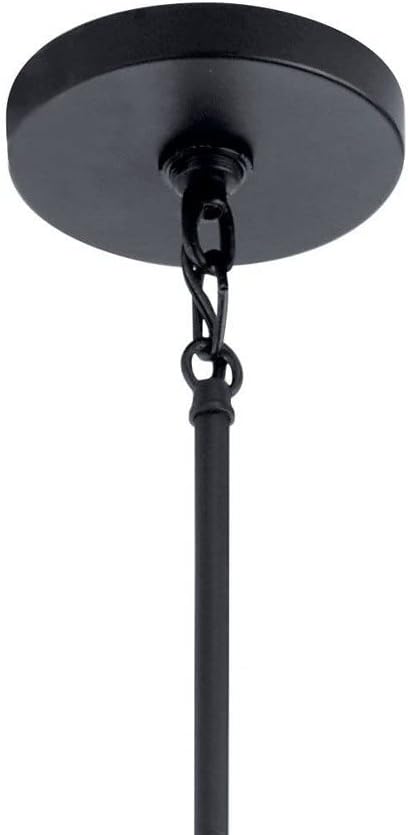 Kichler Armand 27 inch 4 Light Foyer Pendant in Black and Bronze Finish