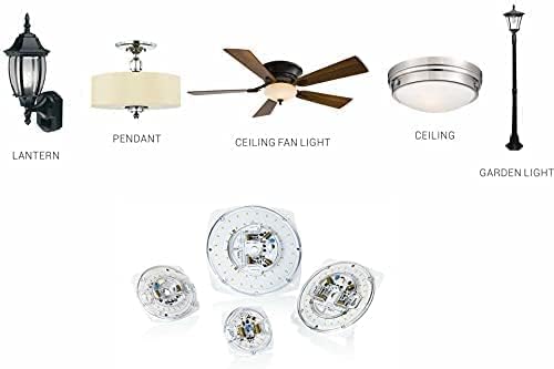 3" LED Light Engine Retrofit Kit - 4.04" Overall Size, 10W, 2700K, 750LM, 120V, CRI90, Dimmable, UL/ES/JA8 Certified - Ideal for Ceiling Flush Lights, Ceiling Fans, Pendants & Garden Light