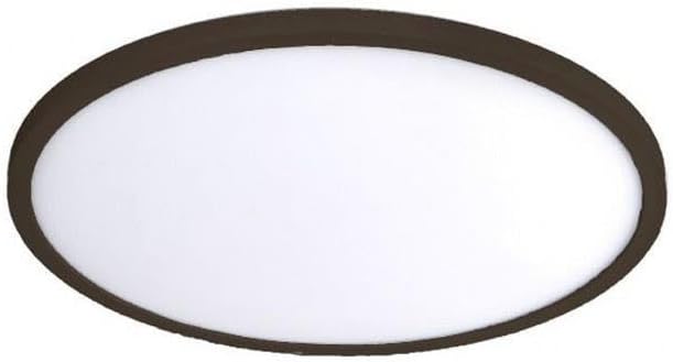 WAC Lighting, Round 11in LED Energy Star Flush Mount 3000K in Bronze