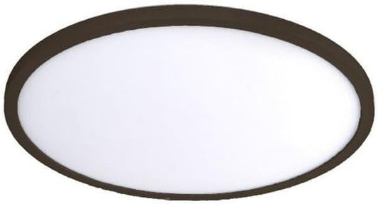 WAC Lighting, Round 11in LED Energy Star Flush Mount 3000K in Bronze