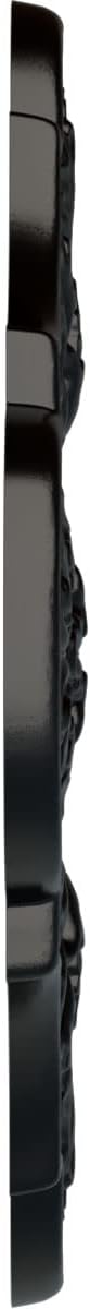 Ekena Millwork CM17PEBLFDecorative Ceiling Medallions Modeled After Original Historical Patterns & Designs, Jet Black