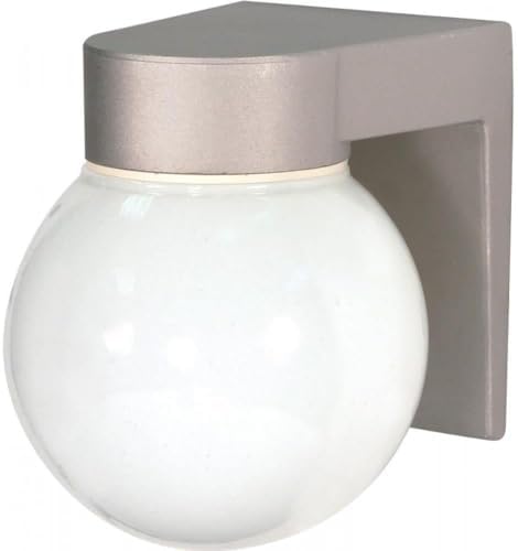Nuvo Lighting SF77/139 Transitional One Light Outdoor Wall Mount in Pwt, Nckl, B/S, Slvr. finish