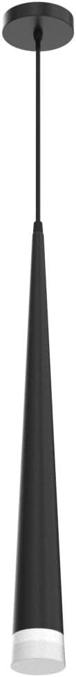 OKELI Black LED Pendant Light, Modern Conical Dimmable Pendant Lights, Minimalist Pendant Lighting for Kitchen Island, Dining Room, Bedroom, Bar,5w,4000k,3 Pack