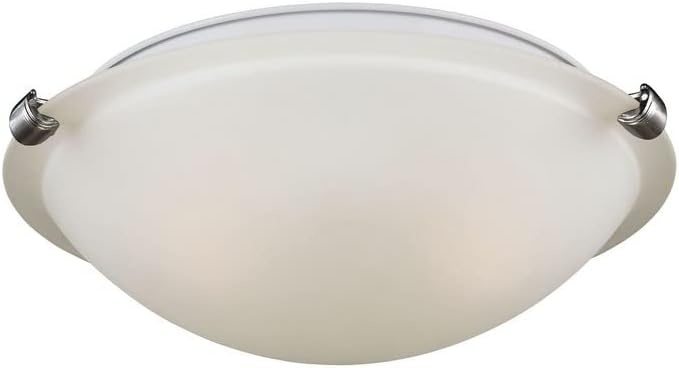 Seagull 7543502-962 Two Light Ceiling Flush Mount,White