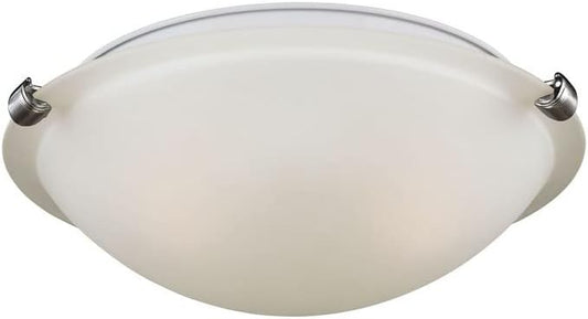 Seagull 7543502-962 Two Light Ceiling Flush Mount,White