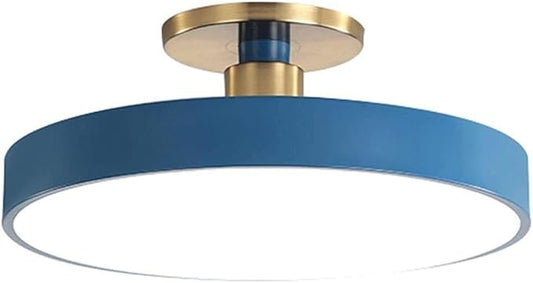 Flush Mount Ceiling Lamp LED Adjustable Tri-Color Light Ceiling Light Round Aisle Loft Restaurant Ceiling Light Fixture for Living Room Bedroom Dining Room Kitchen Study Room Corridor Chandelie
