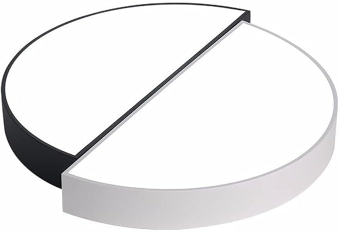 Minimalist Ceiling Lamp White Light Energy Saving LED Lights Easy to Install Lighting Fixture Decorative Black and Style Bedroom Study Living Room