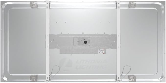 Lithonia Lighting CPANL 2x4 LED Flat Panel Light, 2 Ft. x 4 Ft. LED Light Panel, Ceiling Lighting Fixture, 4000/5000/6000 Adjustable Lumens, 3500K/4000K/5000K Switchable CCT, White