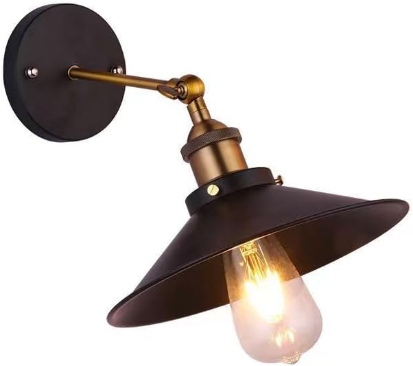 Wall Sconces, Bathroom Wall Sconce, Black & Gold Wall Lighting, Bathroom Vanity Light, Indoor Wall Lamp for Living Room, Hallway