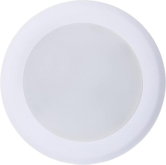 TOPELER 6 Inch LED Disk Light, 15W Dimmable Low Profile Recessed Disc Downlight, Metal Baffle Trim Light Fixture for Home Improve, 1000Lm 4000K Cool White, ETL Listed